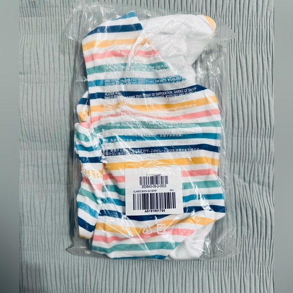 NWT Old Navy Low-Rise Classic Bikini Swim Bottoms / Rainbow Stripe / 2X - Picture 5 of 5